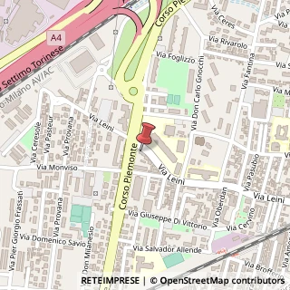 Mappa Via Lein?, 57, 10036 Settimo Torinese, Torino (Piemonte)