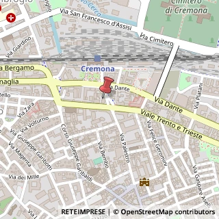 Mappa Via Palestro, 72, 26100 Cremona, Cremona (Lombardia)