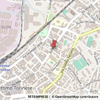 Mappa Via Milano, 10, 10036 Settimo Torinese, Torino (Piemonte)