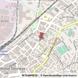 Mappa Via Milano, 8, 10036 Settimo Torinese, Torino (Piemonte)