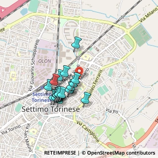 Mappa Via Marconi Guglielmo, 10036 Settimo Torinese TO, Italia (0.38)
