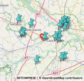 Mappa Via Belvaschi, 27030 Zinasco PV, Italia (8.06263)