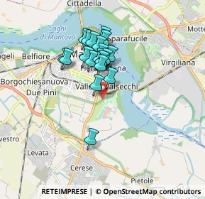 Mappa Viale Learco Guerra, 46100 Mantova MN, Italia (1.388)