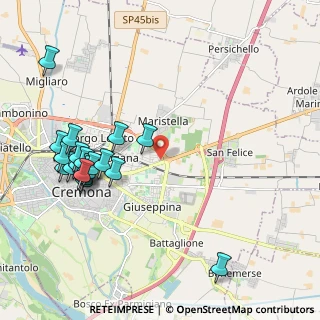 Mappa Via Volontari dei Vosgi, 26100 Cremona CR, Italia (2.3315)