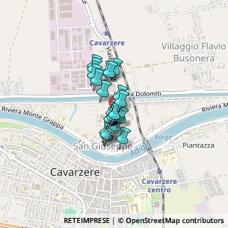 Mappa Via C. Cavour, 30014 Cavarzere VE, Italia (0.2)