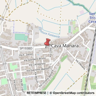 Mappa Via G. Garibaldi, 43, 27051 Cava Manara, Pavia (Lombardia)