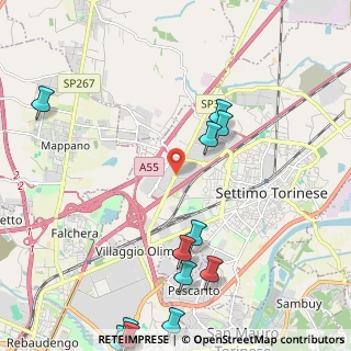 Mappa Via Cebrosa, 10036 Settimo Torinese TO, Italia (2.94917)