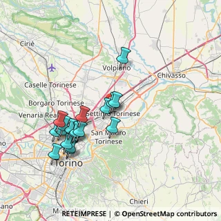 Mappa Via Sobrero, 10036 Settimo Torinese TO, Italia (7.29222)