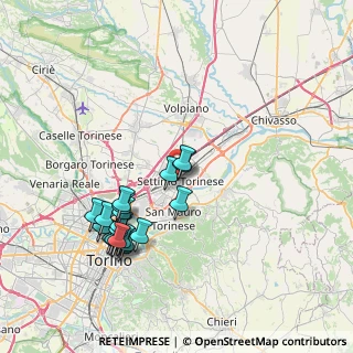 Mappa Via Sobrero, 10036 Settimo Torinese TO, Italia (7.8075)