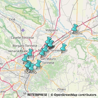 Mappa Via Sobrero, 10036 Settimo Torinese TO, Italia (6.4)