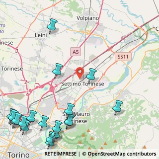 Mappa Via Sobrero, 10036 Settimo Torinese TO, Italia (6.825)