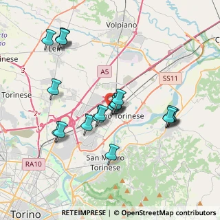 Mappa Via Sobrero, 10036 Settimo Torinese TO, Italia (3.594)