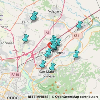 Mappa Via Sobrero, 10036 Settimo Torinese TO, Italia (2.78533)