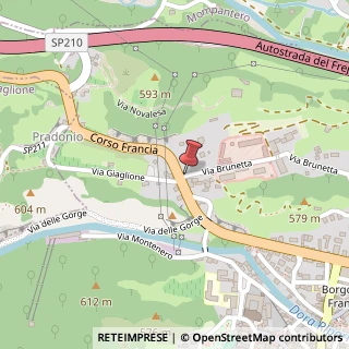 Mappa Via Brunetta, 48, 10059 Susa, Torino (Piemonte)