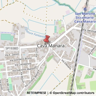 Mappa Via Gramsci, 34, 27051 Cava Manara, Pavia (Lombardia)