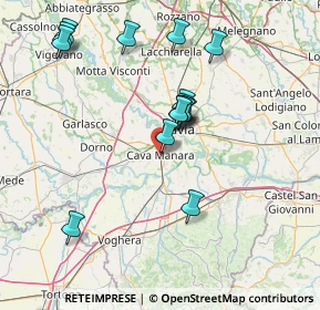 Mappa Via Gramsci, 27051 Cava Manara PV, Italia (14.55667)