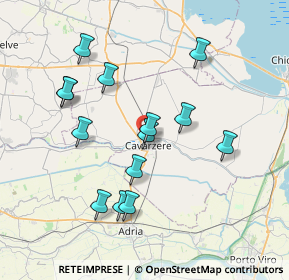 Mappa Via Piave, 30014 Cavarzere VE, Italia (7.22214)
