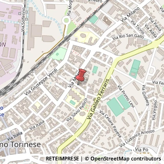 Mappa Via Pascoli Giovanni, 4, 10036 Settimo Torinese, Torino (Piemonte)