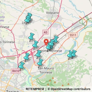 Mappa Via Ceres, 10036 Settimo Torinese TO, Italia (3.76067)