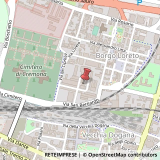 Mappa Via San Bernardo, 23/O, 26100 Cremona, Cremona (Lombardia)