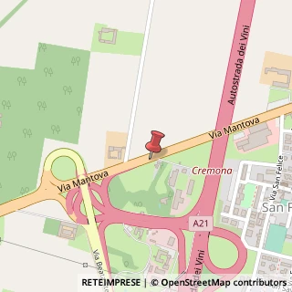 Mappa Via dei Partigiani, 5, 26100 Cremona, Cremona (Lombardia)