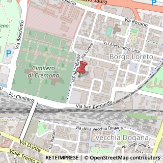 Mappa Via dei Cipressi, 1, 26100 Cremona, Cremona (Lombardia)