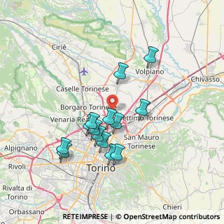 Mappa Via Torazza, 10071 Mappano TO, Italia (6.53071)