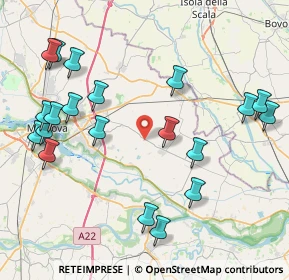 Mappa Via Amendola, 46037 Roncoferraro MN, Italia (9.637)