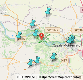 Mappa Cascina Ravasa, 15030 Coniolo AL, Italia (4.46636)