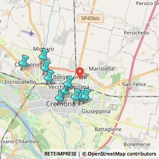 Mappa Via Endertà, 26100 Cremona CR, Italia (2.04455)