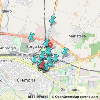 Mappa Via Endertà, 26100 Cremona CR, Italia (0.8025)