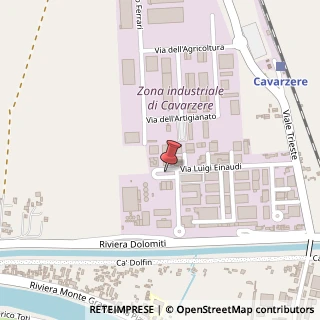 Mappa Via Luigi Einaudi, 70, 30014 Cavarzere, Venezia (Veneto)
