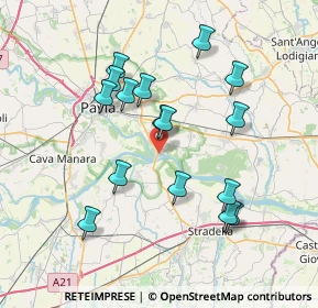 Mappa Localita, 27010 Linarolo PV, Italia (7.06)