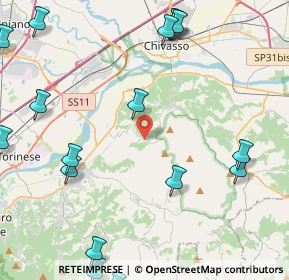 Mappa Via Trotta, 10090 San Raffaele Cimena TO, Italia (6.04235)