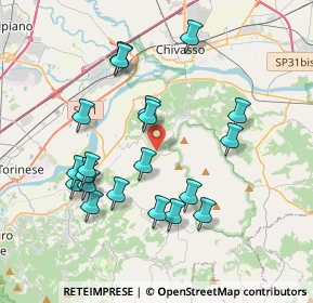 Mappa Via Trotta, 10090 San Raffaele Cimena TO, Italia (3.804)