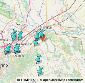 Mappa Via Trotta, 10090 San Raffaele Cimena TO, Italia (9.22917)