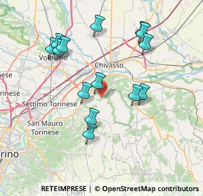 Mappa Via Trotta, 10090 San Raffaele Cimena TO, Italia (7.45286)