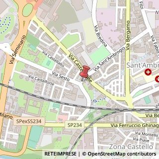 Mappa Via Sant'Ambrogio, 46, 26100 Cremona, Cremona (Lombardia)