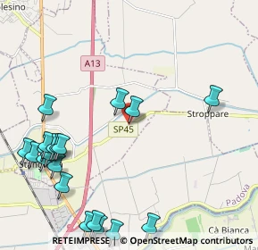 Mappa Via Canaletta, 35048 Stanghella PD, Italia (2.7905)