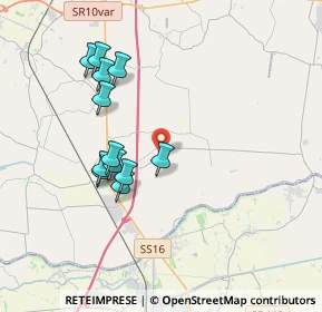 Mappa Via Canaletta, 35048 Stanghella PD, Italia (3.47083)