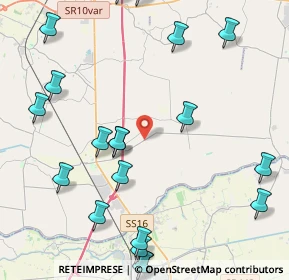 Mappa Via Canaletta, 35048 Stanghella PD, Italia (5.5245)