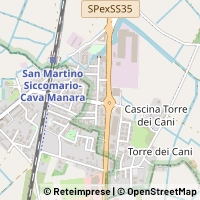 Kaart San Martino Siccomario