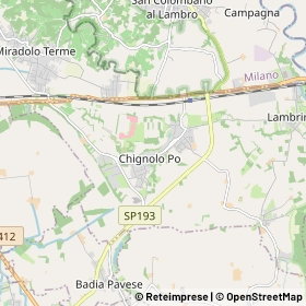 Mappa Chignolo Po