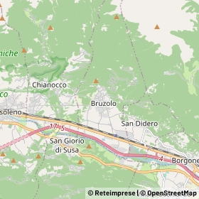 Mappa Bruzolo