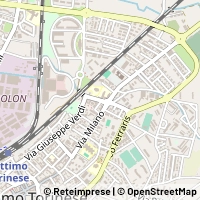 Mapa Settimo Torinese