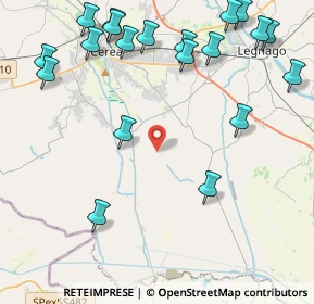 Mappa Via Ravagnana, 37052 Casaleone VR, Italia (5.528)