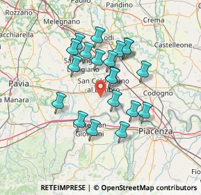 Mappa Via Casottina, 27013 Chignolo Po PV, Italia (11.6475)
