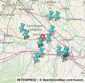 Mappa Via Casottina, 27013 Chignolo Po PV, Italia (13.92625)