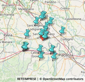 Mappa Via Casottina, 27013 Chignolo Po PV, Italia (11.251)