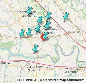 Mappa Via Casottina, 27013 Chignolo Po PV, Italia (6.04364)